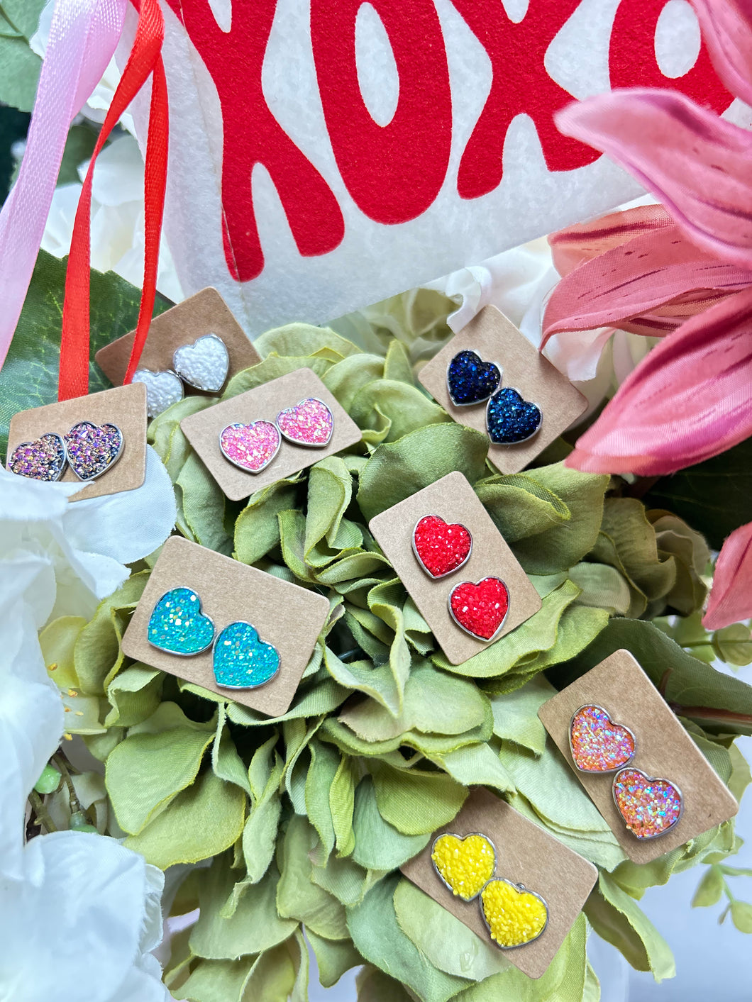 Heart Studs