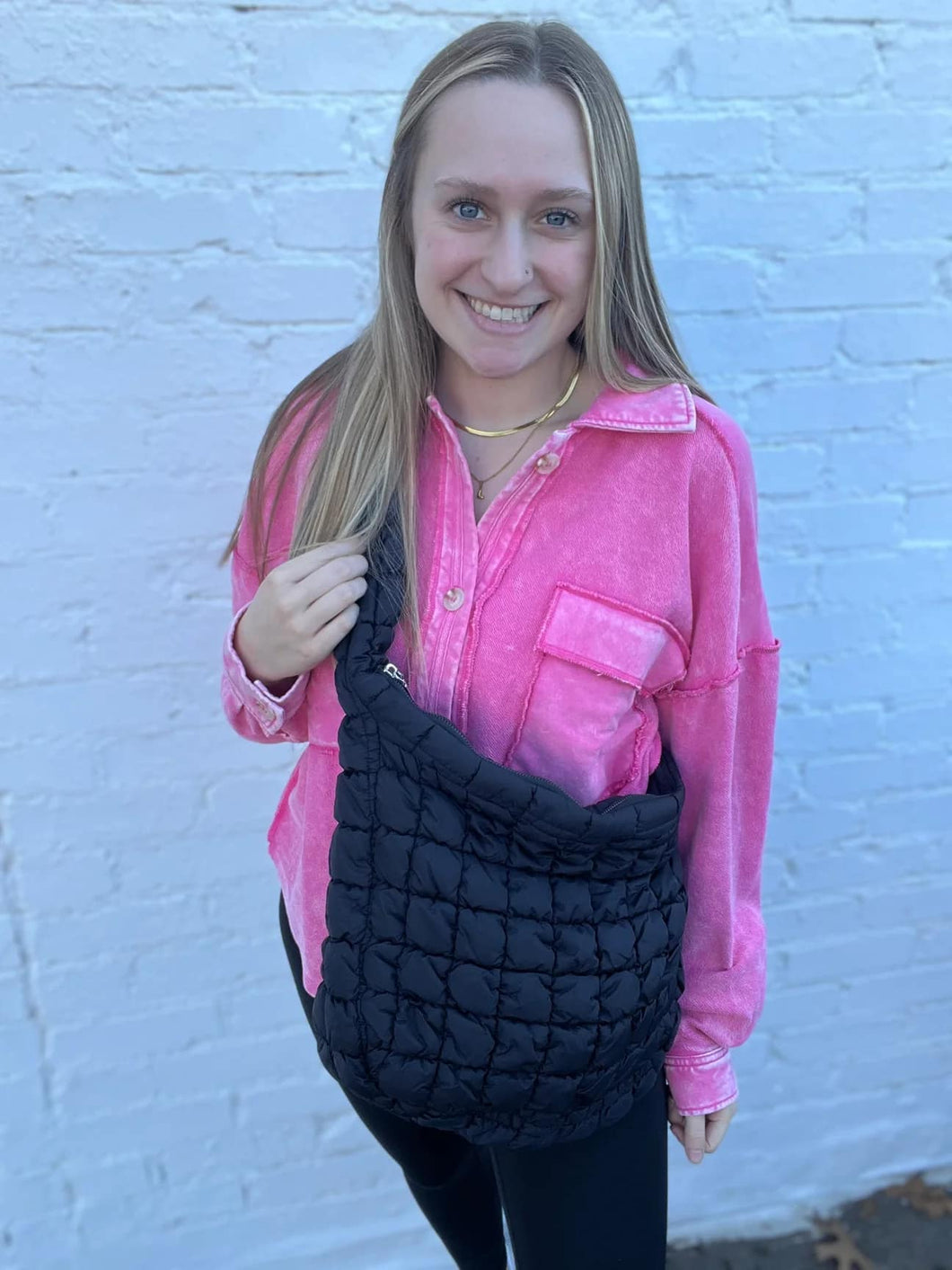 Quilted Puff Tote