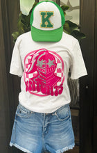 Load image into Gallery viewer, Green/Pink K Hat
