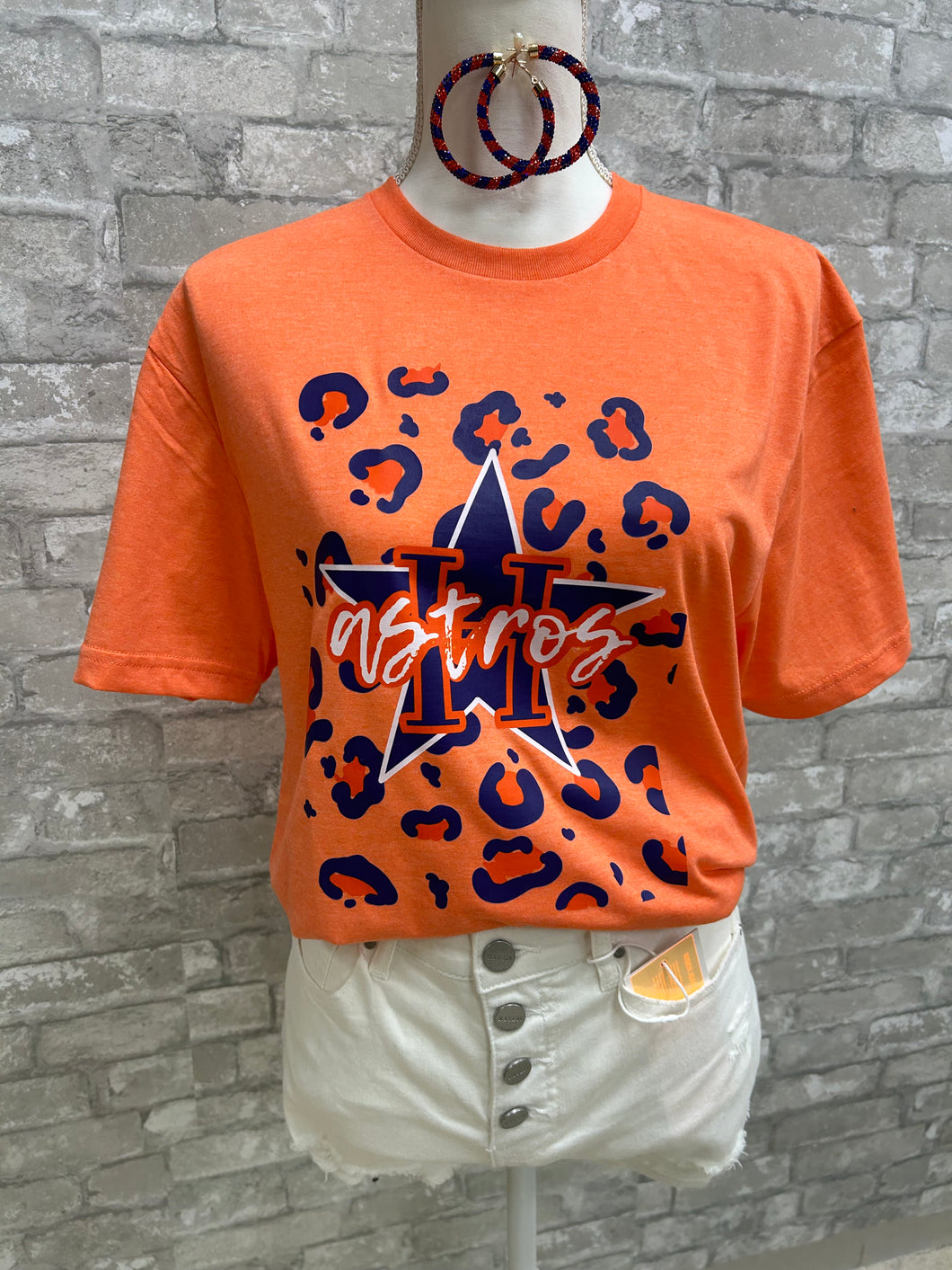 Leopard Astros Tee